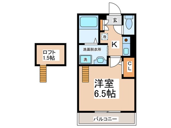 セジュ－ルＺＩＲＯＺＡ　Ａ棟の物件間取画像